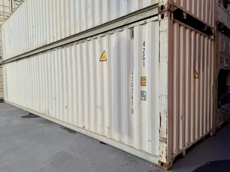When the container has to go on the street